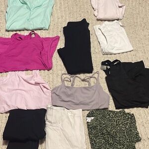 Athleta bundle different sizes